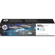 HP CNHPM0J90AE 991X High Yield Cyan Ink Cartridge (16,000 Pages)